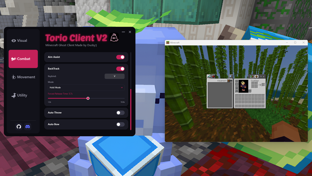 Torio Client external window mode